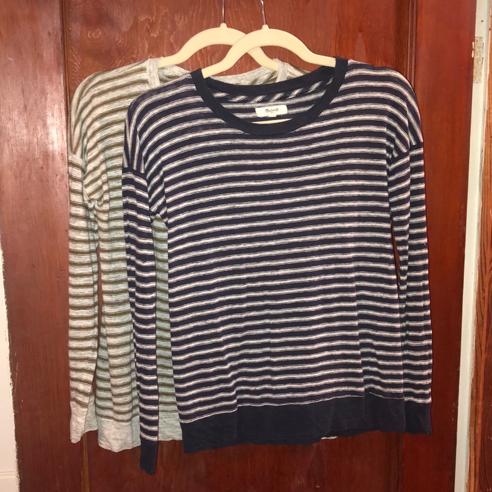 LAST WEEKEND!! Two Cute Madewell Tops Shirts